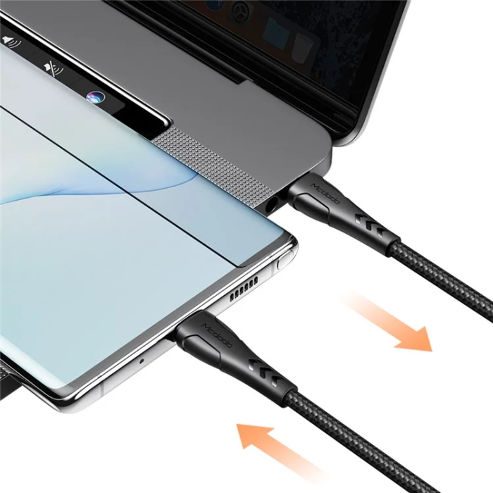 MCDODO - MCDODO USB-C - USB-C Kabel 1.2m Fast - Svart