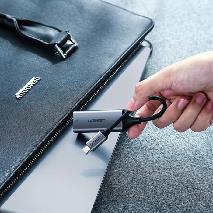 Ugreen - Ugreen USB-C 1000 Mbps Gigabit Ethernet Extern Nätverksadapter - Grå