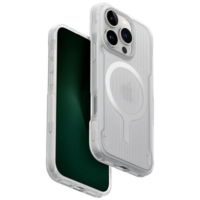 UNIQ - UNIQ iPhone 16 Pro Mobilskal MagSafe Combat Active - Vit