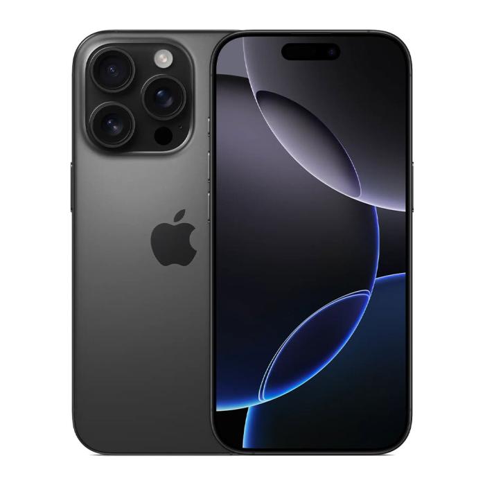 Apple - Apple iPhone 16 Pro - 8GB RAM - 128GB - Svart