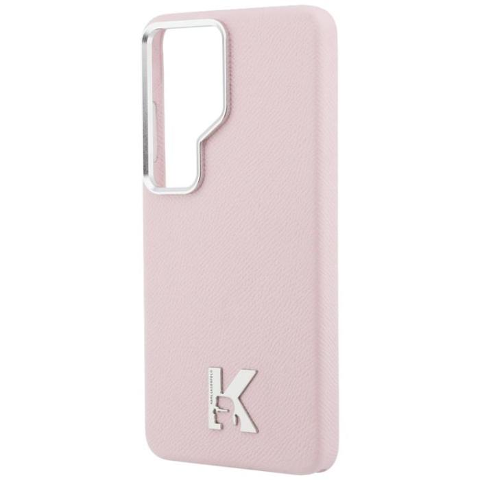 KARL LAGERFELD - Karl Lagerfeld Mobilskal För Galaxy S26 Ultra MagSafe K Metal Logo - Rosa