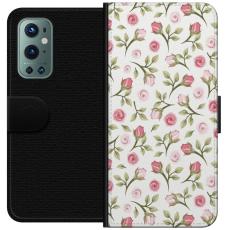 iSecrets - Pl&aring;nboksfodral till OnePlus 9 Pro med Blommigt