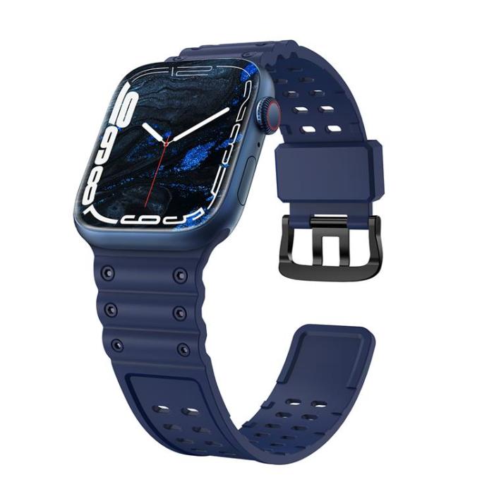 OEM - Apple Watch Ultra/SE/8/7/6 (41/42/38mm) Armband - Navy Blå