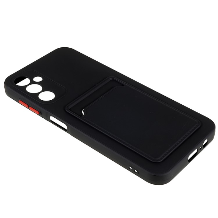 A-One Brand - Galaxy A14 5G/4G Mobilskal Korthållare TPU Drop-proof - Svart