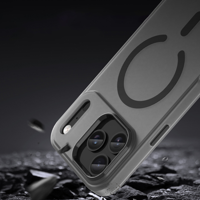 A-One Brand - iPhone 17 Pro Mobilskal MagSafe Abrasive - Matte Svart