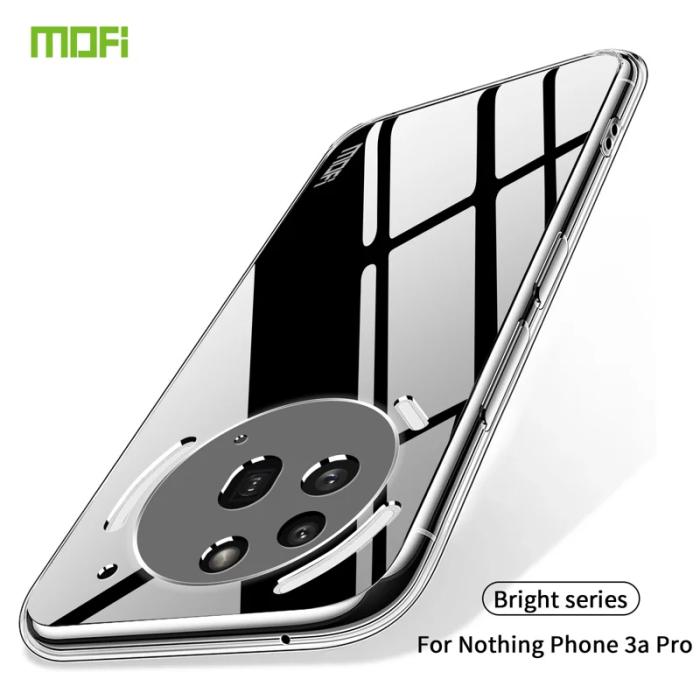 Mofi - MOFI Nothing Phone (3a) Pro Mobilskal Ultra-Thin TPU - Clear
