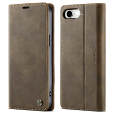 Caseme - Caseme iPhone 16e Plånboksfodral RFID Blocking - Coffee