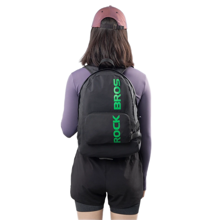 Rockbros - Rockbros H10-BK Sport Hopfällbar Ryggsäck 18 L - Svart