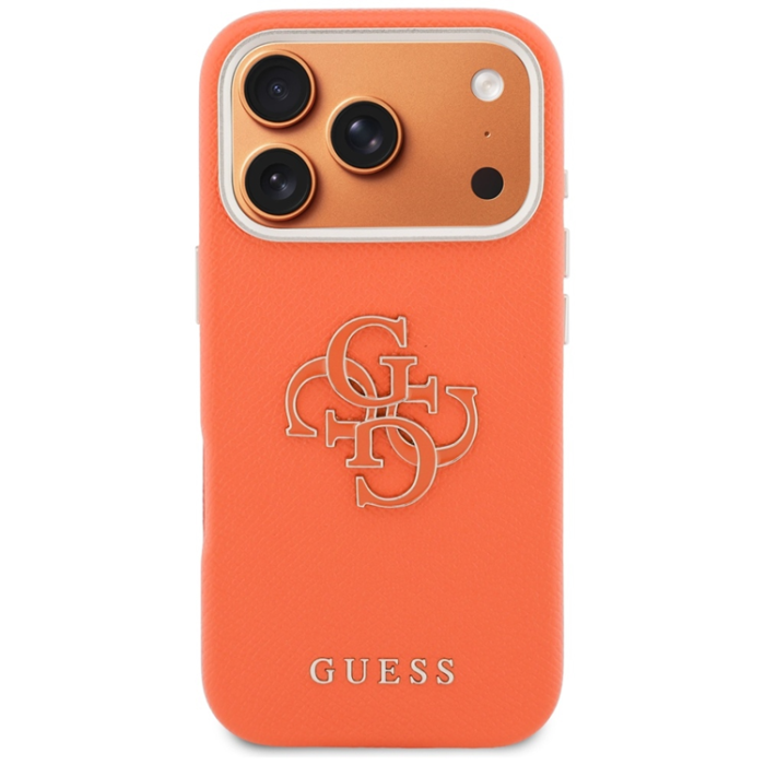 Guess - Guess Mobilskal iPhone 17 Pro Max FW Resin Logo - Orange