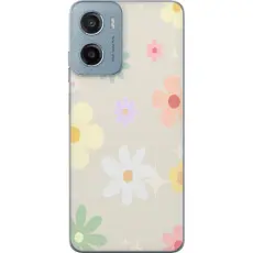 Gustaf - Mobilskal till Motorola Moto G05 med fejdande blommor