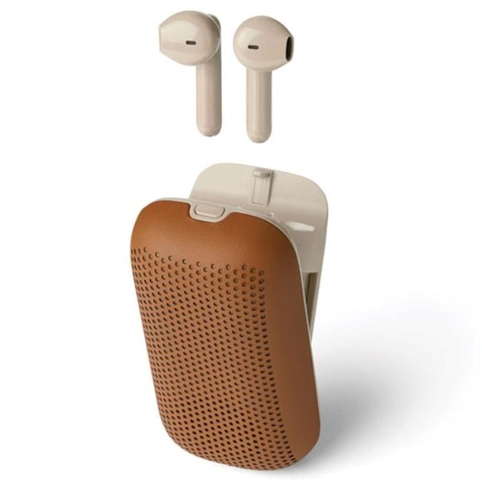 Lexon - Lexon In-Ear Hörlurar Bluetooth Speakerbuds LA127C - Camel