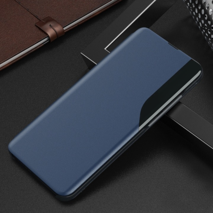 OEM - Galaxy A16 4G/5G Fodral Eco Läder View Flap - Blå