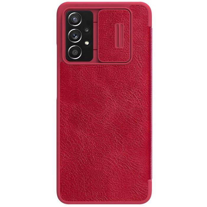 Nillkin - Nillkin Galaxy A73 Fodral Qin läder Holster - Röd