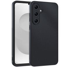 OEM - Mobilskal f&ouml;r Samsung Galaxy S26 Konstl&auml;der PC + TPU - Svart