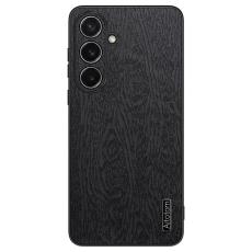 OEM - Mobilskal f&ouml;r Samsung Galaxy S26 Konstl&auml;der - Svart