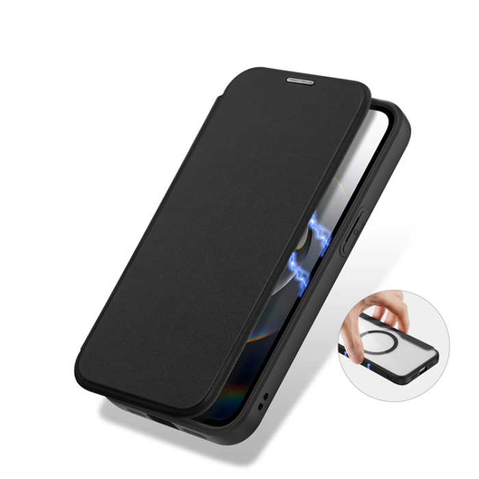 Dux Ducis - Dux Ducis iPhone 16e Plånboksfodral MagSafe Skin X Pro