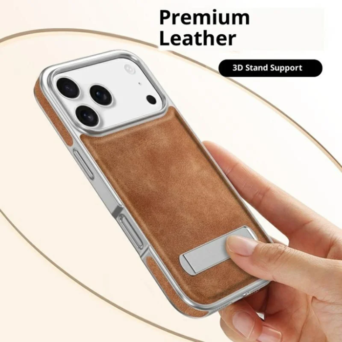 A-One Brand - iPhone 17 Pro Mobilskal Matte Electroplated - Brun