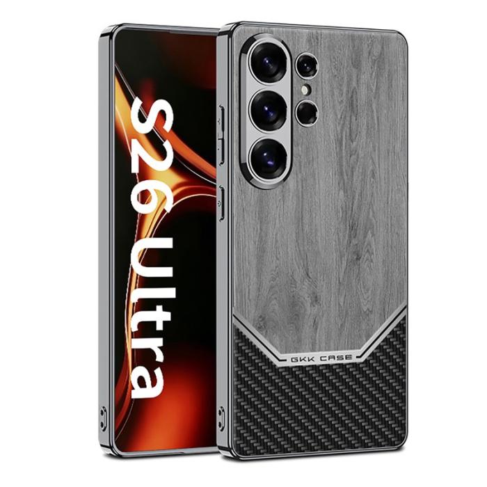 GKK - GKK Mobilskal för Samsung Galaxy S26 Ultra Elektropläterad PC + TPU - Grå