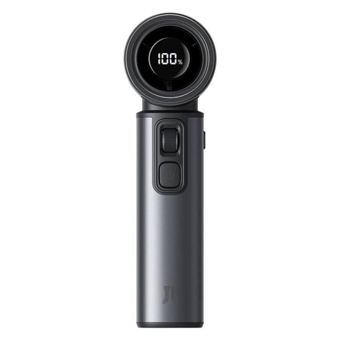 Jisulife - Jisulife 5-in-1 Bärbar USB Mini Handfläkt 9000 mAh Fan Ultra2 - Mörkgrå