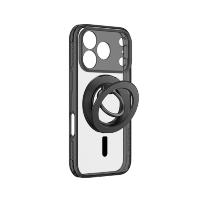 AmazingThing - AmazingThing Mobilskal För iPhone 18 Pro/17 Pro Magsafe Magnetic Ring - Svart
