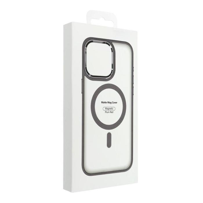 OEM - iPhone 15 Pro Max Mobilskal Magsafe Matte - Grå
