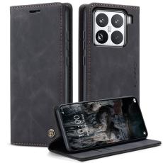 Caseme - CASEME 013 Pl&aring;nboksfodral f&ouml;r Xiaomi 15 Pro - KonstL&auml;der - Svart