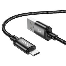 Hoco - Hoco USB-A - Micro-USB 2.4A Kabel 1m X89 - Svart