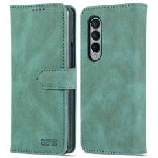 AZNS - AZNS Samsung Galaxy Z Fold4 Pl&aring;nboksfodral Konstl&auml;der - Gr&ouml;n