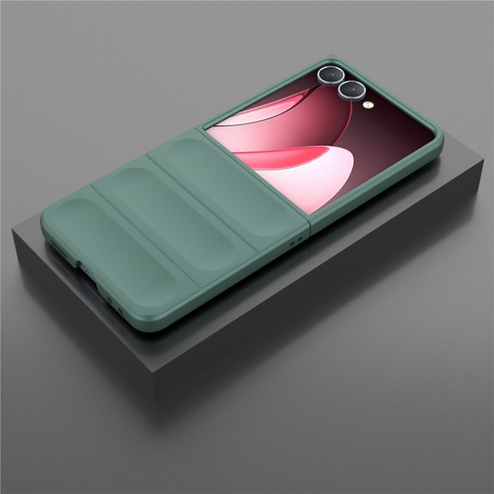 A-One Brand - Galaxy Z Flip 7 Mobilskal Anti-Drop TPU Rugged - Grön