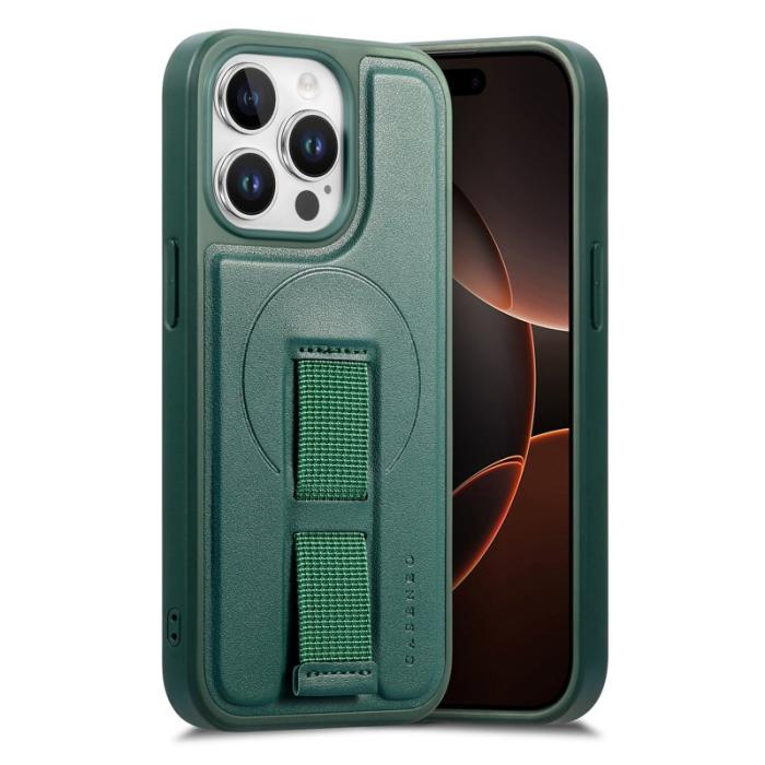 CASENEO - CASENEO iPhone 13 Pro Max Fodral KonstLäder - Grön