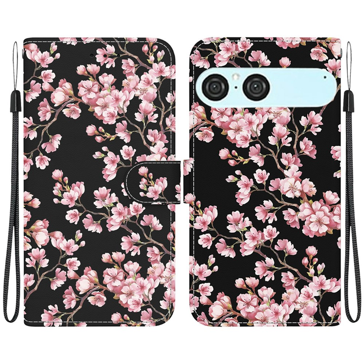 Sony Xperia 10 VII Konstläder Plånboksfodral Pattern Printing - Blossom | 2353 | AlltMobil