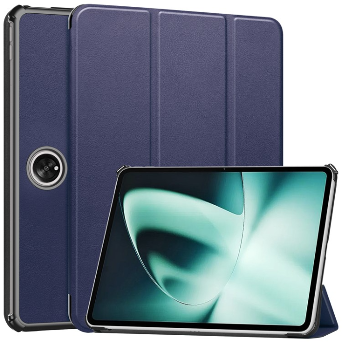 A-One Brand - OnePlus Pad Fodral Smart Tri-Fold Stand PU-Läder - Blå