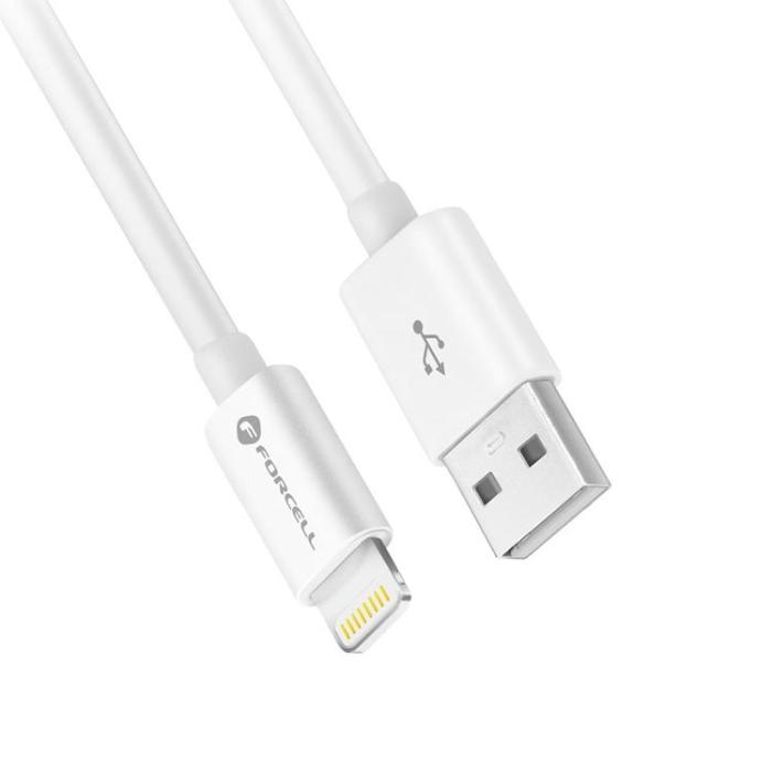 OEM - Forcell USB-A till Lightning kabel 30W, 1m - Vit