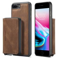 JEEHOOD - JEEHOOD Mobilskal till iPhone 7 Plus/8 Plus 2-i-1 Chockresistent Brun
