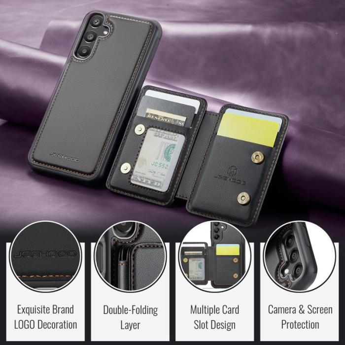 JEEHOOD - JEEHOOD J05 Fodral för Samsung Galaxy A16 5G Konstläder Svart