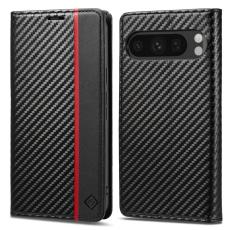 LC.imeeke - LC.IMEEKE Google Pixel 10 Pro Pl&aring;nboksfodral Konstl&auml;der - Svart