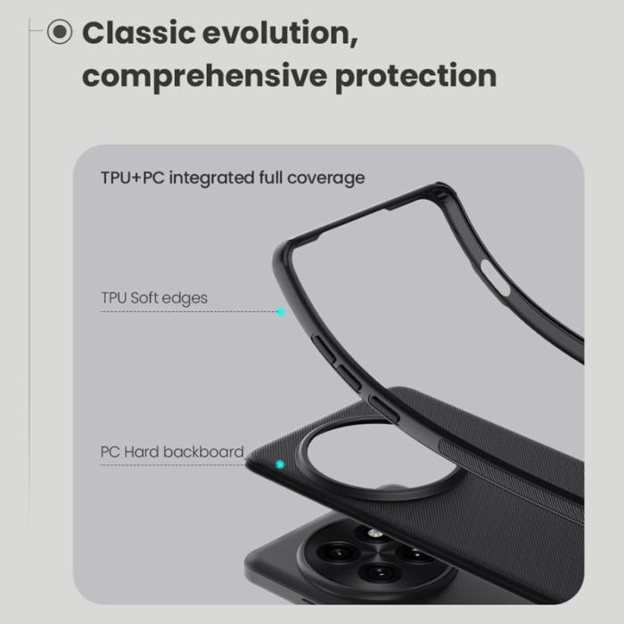 Nillkin - NILLKIN Frosted Shield Pro Mobilskal till OnePlus 13 Svart