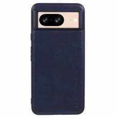 X-Level - X-LEVEL Bojue-3 Mobilskal till Google Pixel 8a PU L&auml;der Bl&aring;