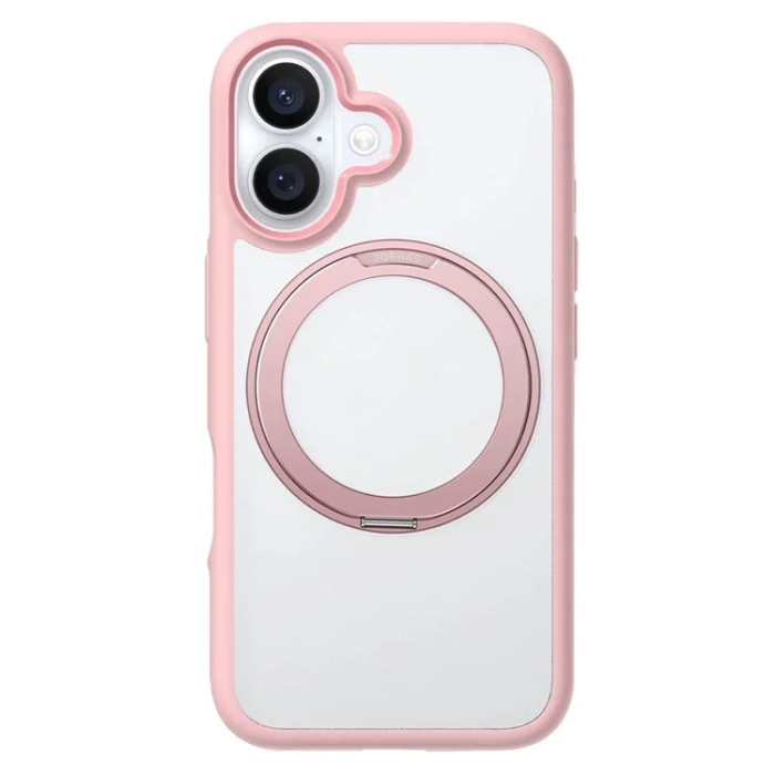 Torras - Torras iPhone 16 Plus Mobilskal Magsafe Ostand R Fusion - Rosa