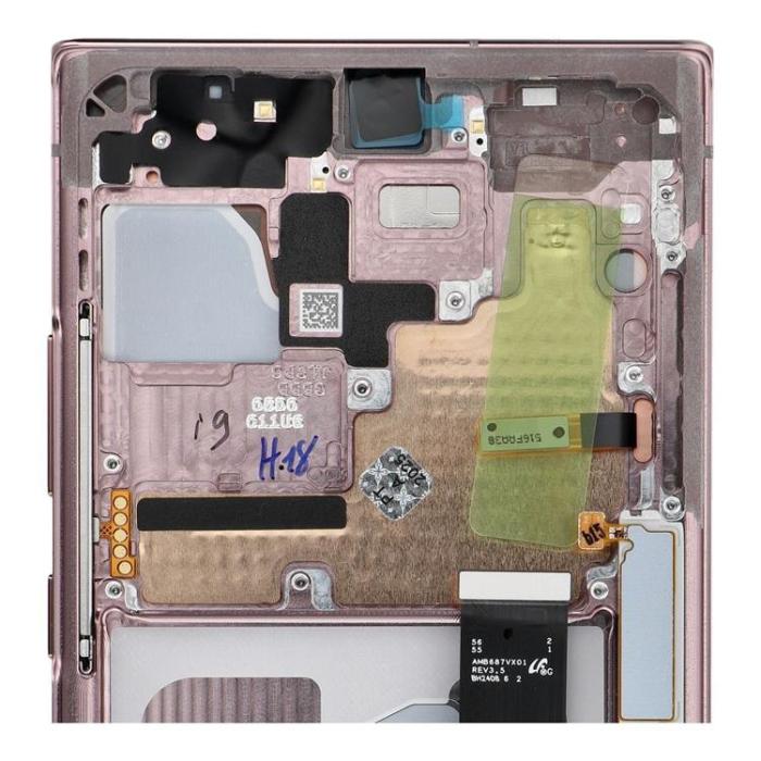 OEM - SAMSUNG Note 20 Ultra Skärm med LCD-display Mystic