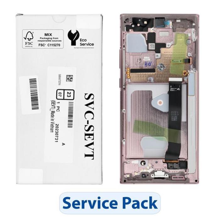 OEM - SAMSUNG Note 20 Ultra Skärm med LCD-display Mystic