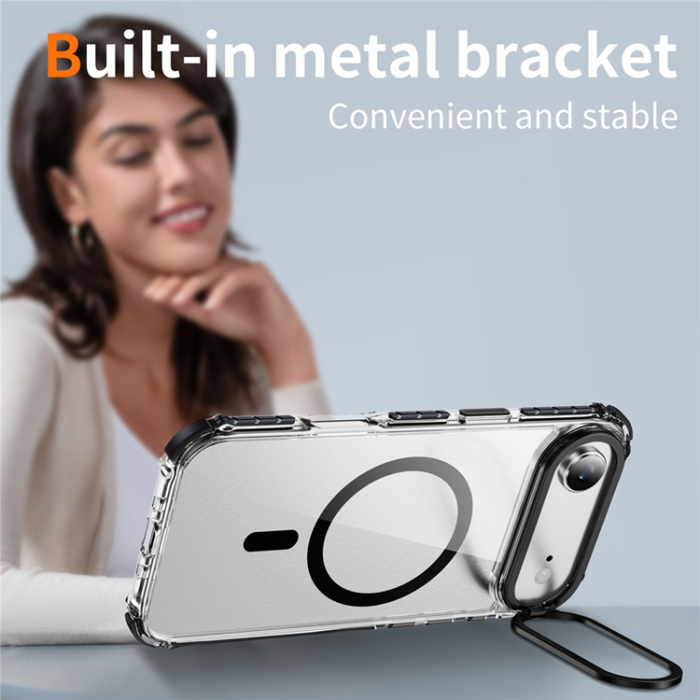 A-One Brand - iPhone 17 Air Mobilskal MagSafe Kickstand - Svart