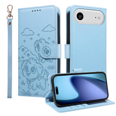 A-One Brand - iPhone Air Plånboksfodral RFID med handledsrem - Blå