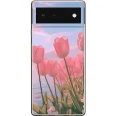 iSecrets - Mobilskal till Google Pixel 6 med Rosa Tulpaner