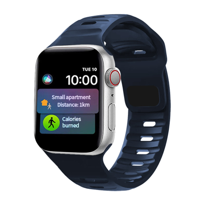 A-One Brand - Apple Watch 7/8/SE/Ultra (38/40/41mm) Armband Iconic - Mörkblå