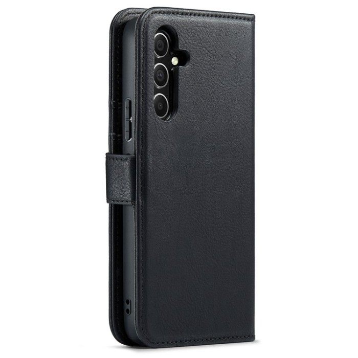DG.MING - DG.MING Galaxy A34 5G Plånboksfodral Äkta Läder 2in1 - Svart