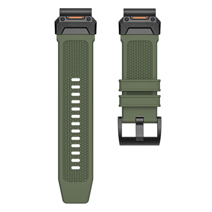 A-One Brand - Garmin Fenix 8 (47mm) Armband Silikon - Grön