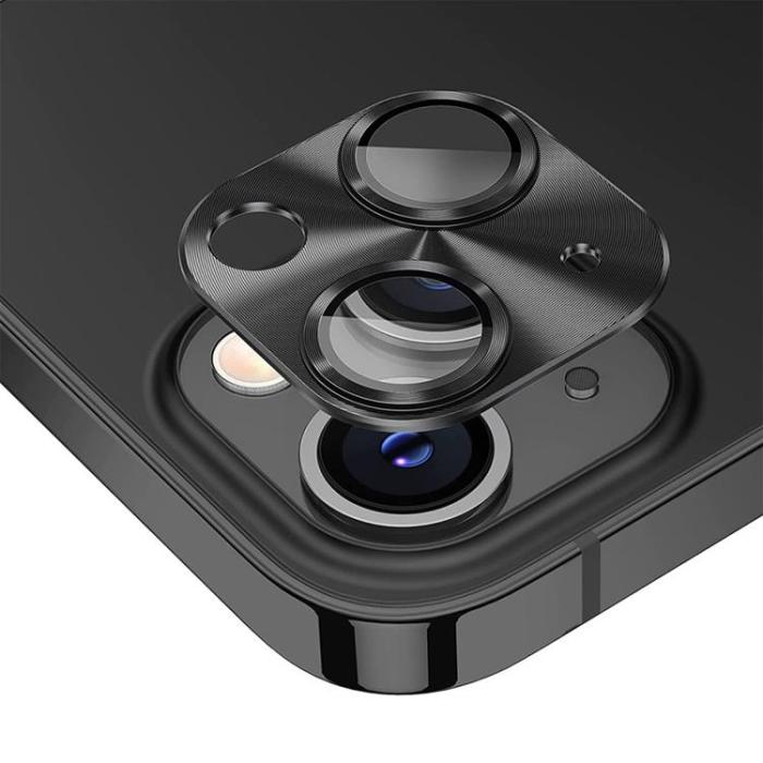 UTGATT1 - ENKAY iPhone 14/14 Plus Kameralinsskydd Härdat Glas - Svart