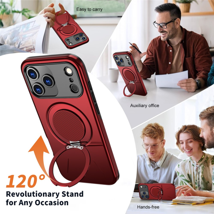 A-One Brand - iPhone 17 Pro Max Mobilskal MagSafe Rotating Kickstand