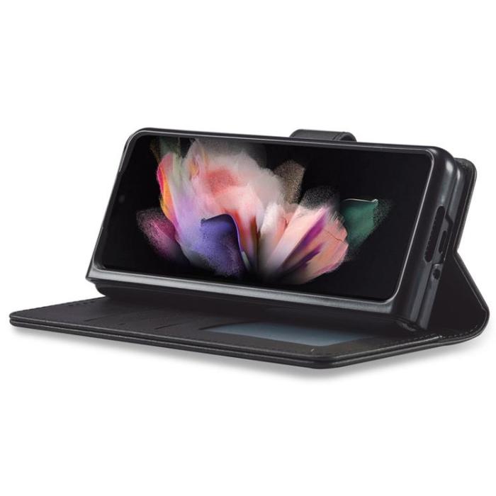 LC.imeeke - LC.IMEEKE Galaxy Z Fold 4 Plånboksfodral Shockproof Magnetic - Svart